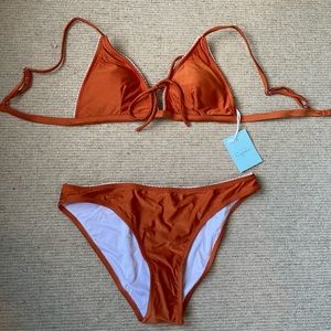Cupshe NWT Rust 2 Piece Bikini - Medium